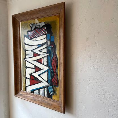 ‘Solid State’ Abstract Surrealist Oil Painting by Jack Hammack
