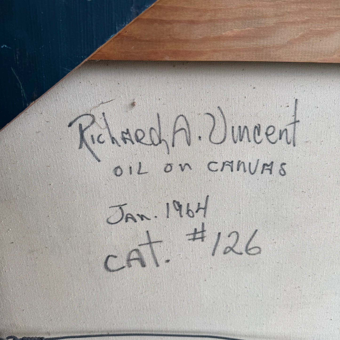 Richard A. Vincent Oil Painting