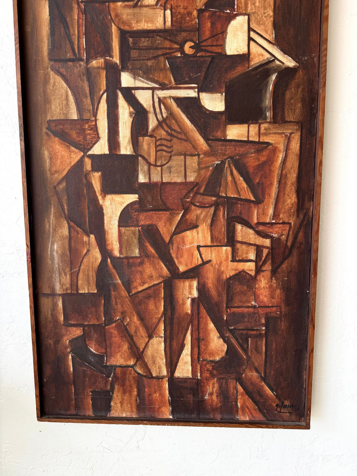 Robert Gilmore Cubist Abstract Oil Painting