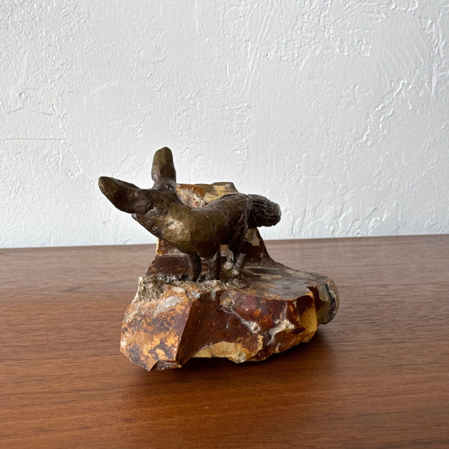 Susan Opie Figurative Fennec Fox Bronze Sculpture