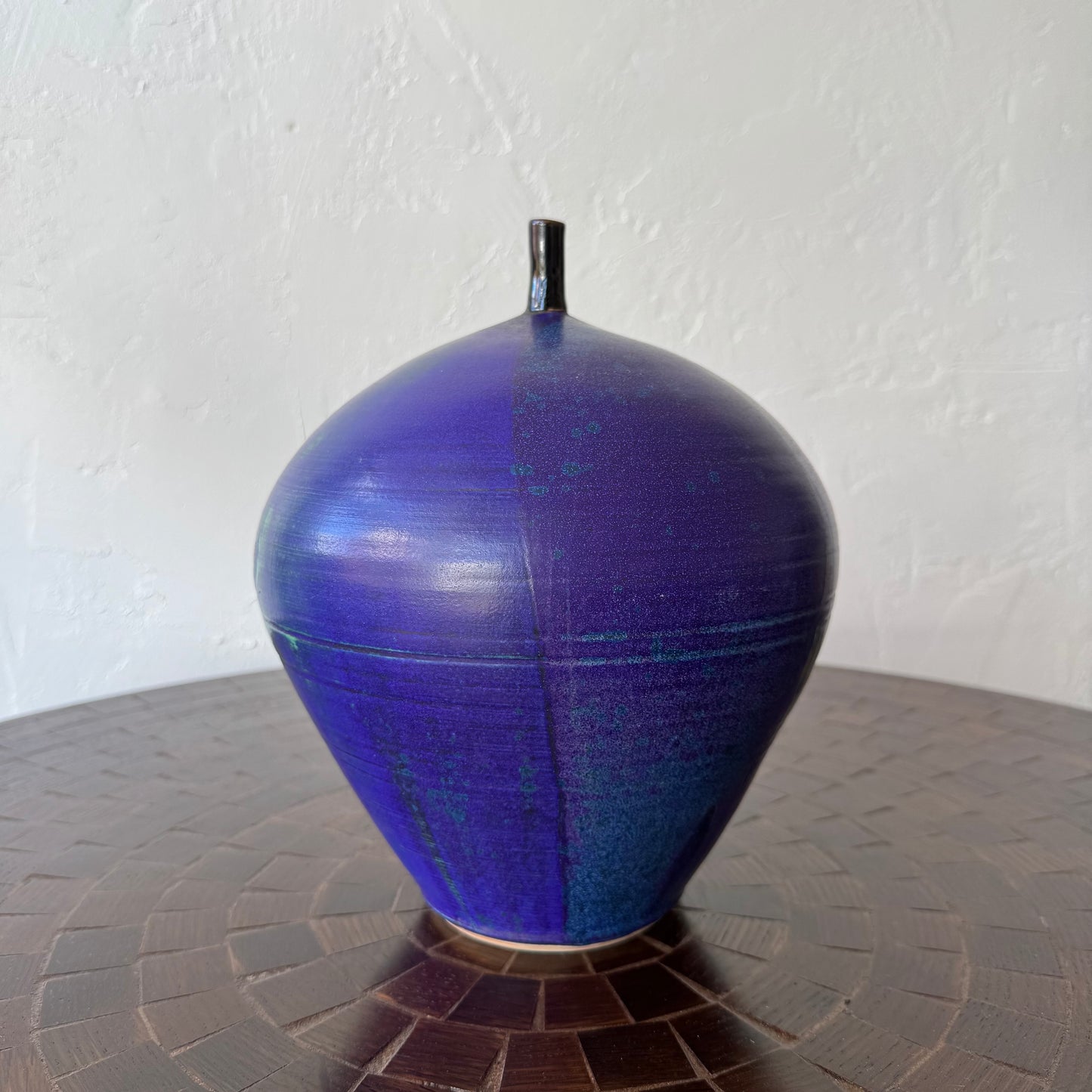 Tom Coleman Purple Ceramic Pot