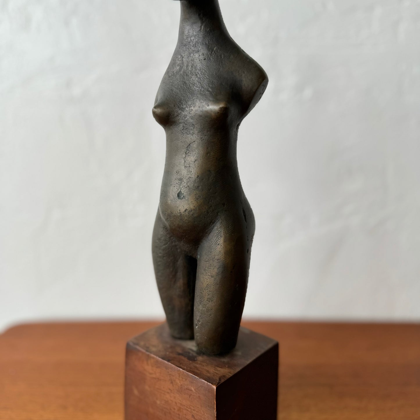 Figurative Abstract Female Nude Bronze, 1950’s