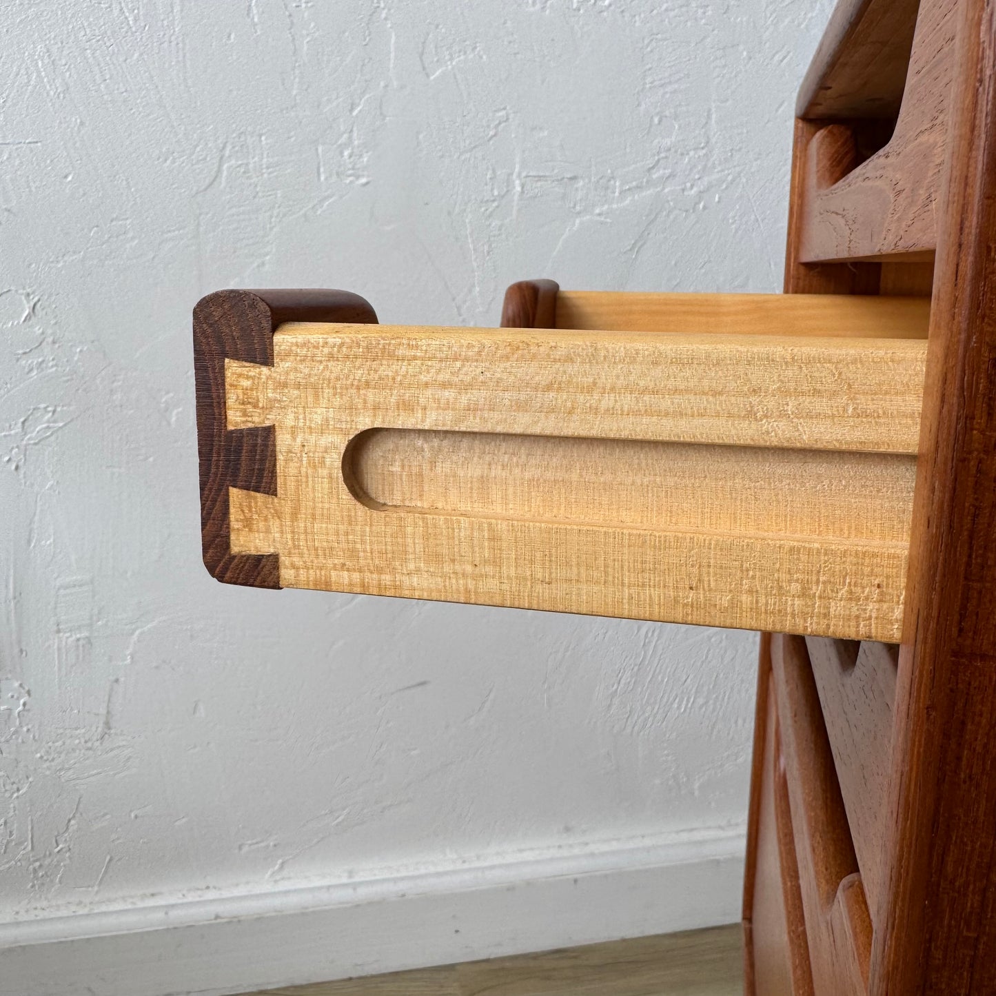 Torben Strandgaard for Falster Teak + Oak Filing Cabinet