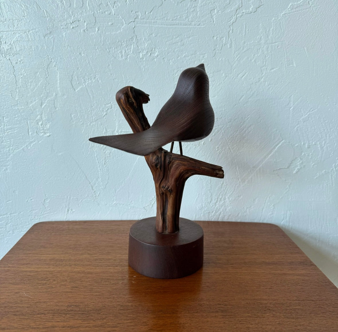 Gert Olsen Teak Bird Sculpture