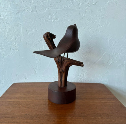 Gert Olsen Teak Bird Sculpture