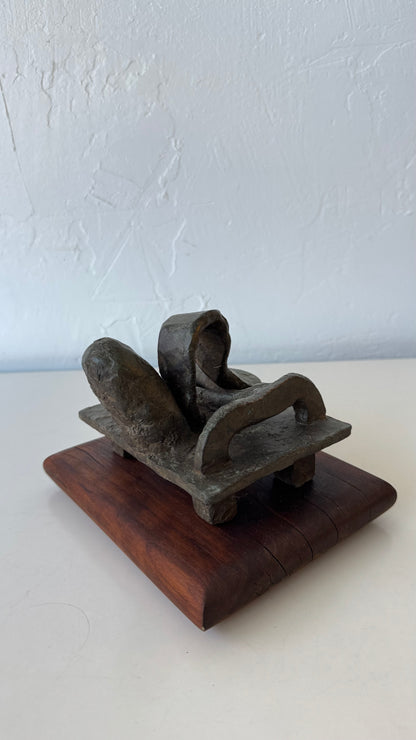 Susan Opie Abstract Bronze Sculpture, 1960’s
