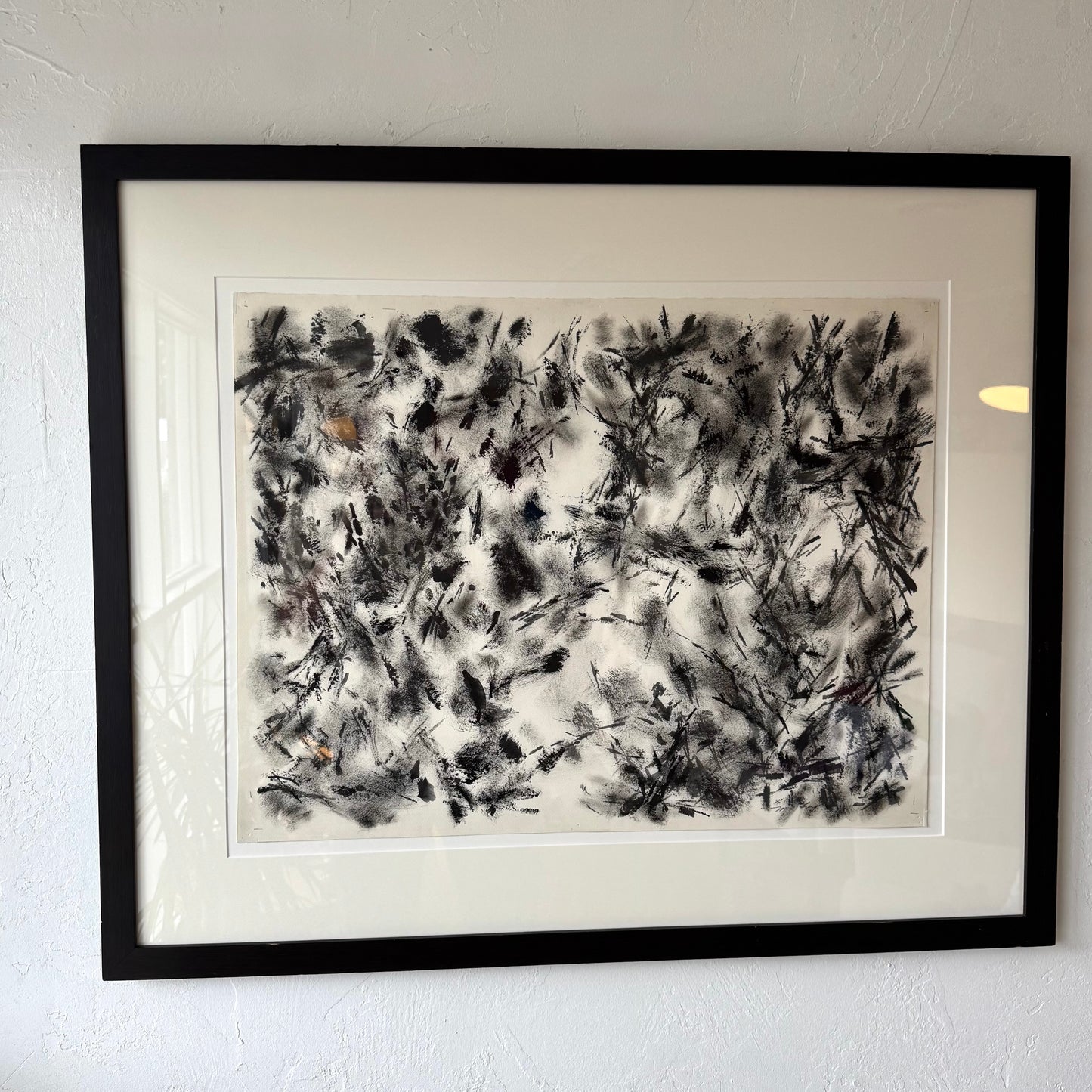 David McCosh Abstract Ink Oil Painting