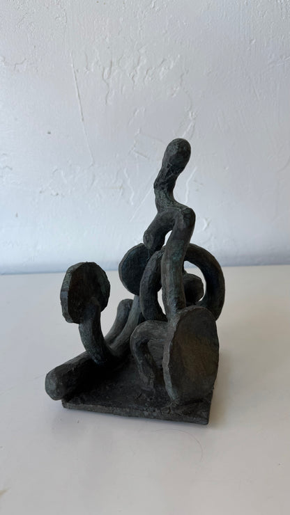 Susan Opie Abstract Bronze Sculpture, 1960’s