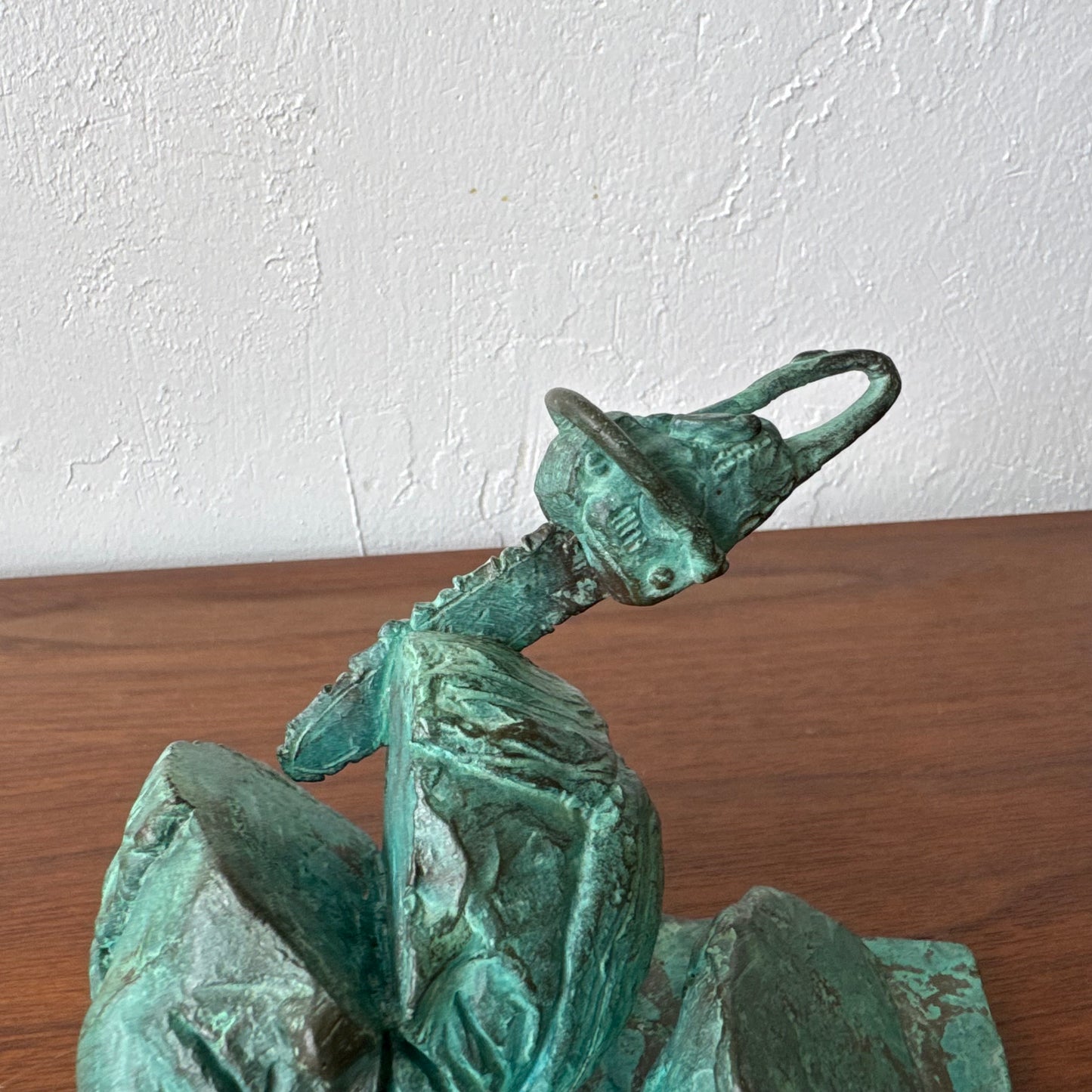 Susan Opie Self Portrait Bronze Sculpture