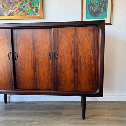 Danish Modern Rosewood Credenza Sideboard, 1960’s