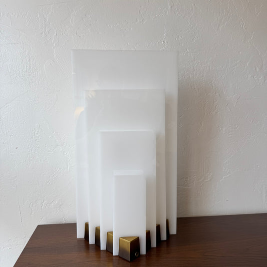 Westwood Industries Brass + Acrylic Table Lamp