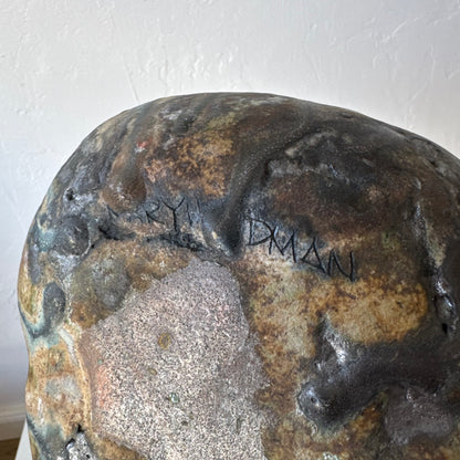 Mary Hindman Ceramic Stacked Rock Sculpture