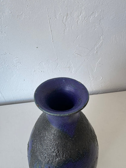 Michael Cohen Studio Pottery Cobalt Glaze Vase