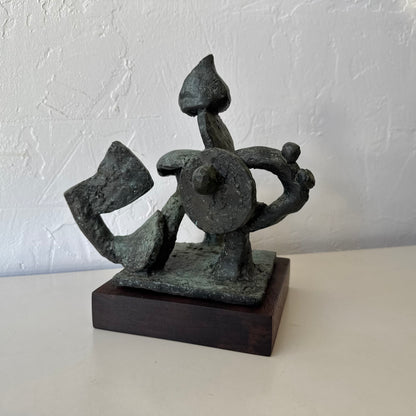 Susan Opie Abstract Bronze Sculpture, 1960’s