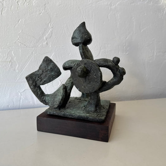 Susan Opie Abstract Bronze Sculpture, 1960’s