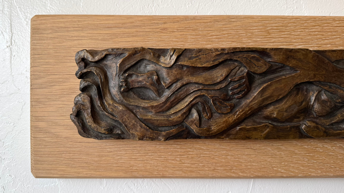 Bronze Wall Hanging Sculpture