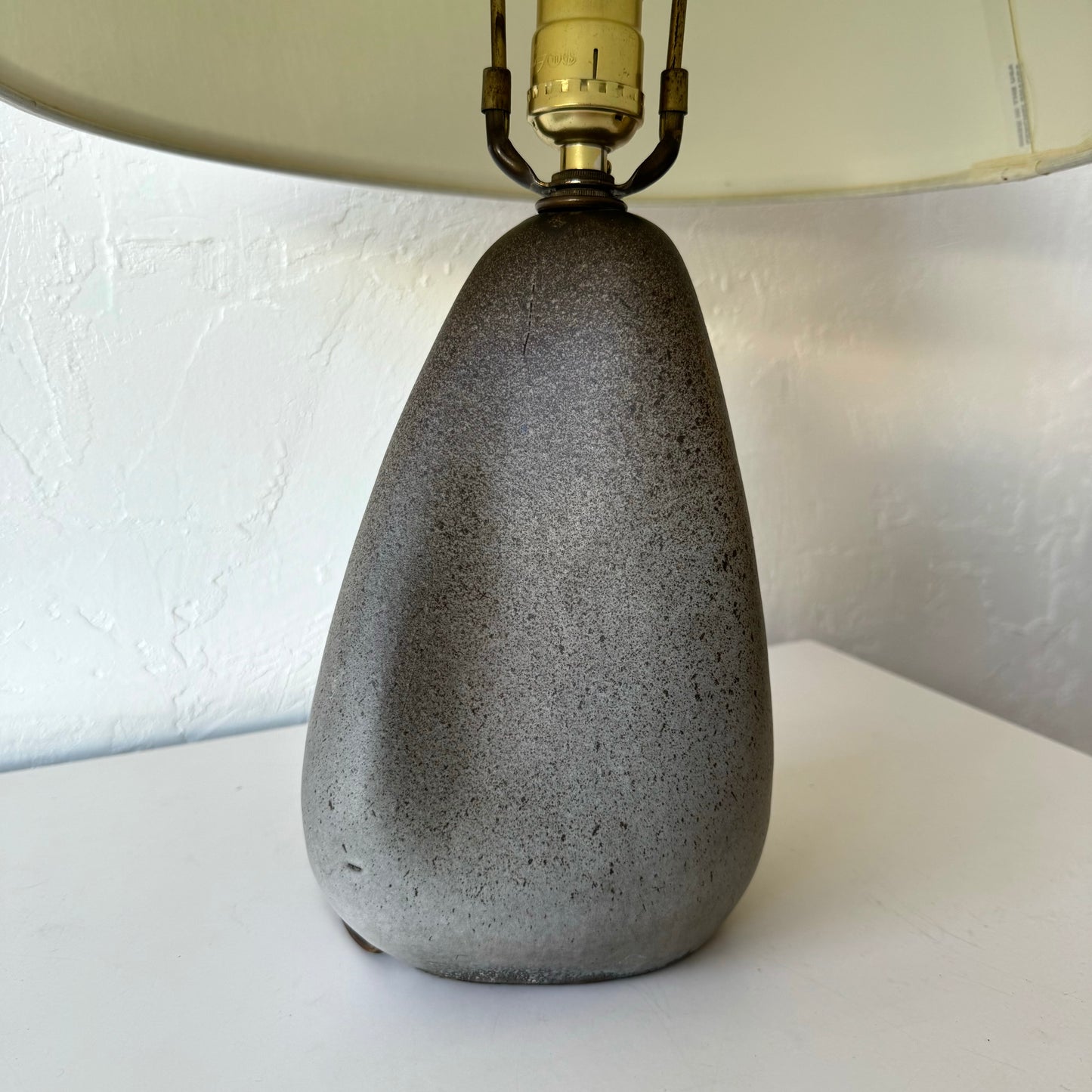 1950’s Ceramic ‘Rock’ Table Lamp