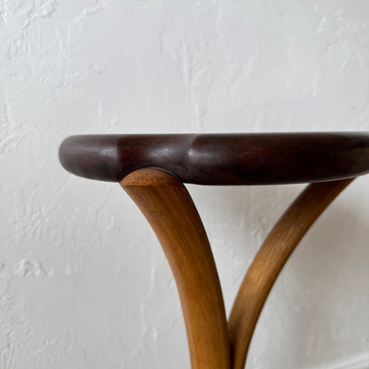James Nason Oregon Black Walnut + Oak Counter Stool or Pedestal