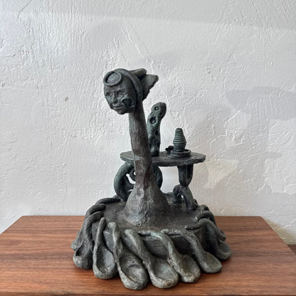 Susan Opie Abstract Bronze Sculpture, 1960’s