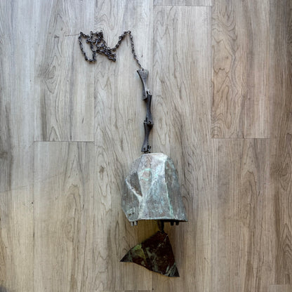 Large Paolo Soleri Abstract Bronze Bell