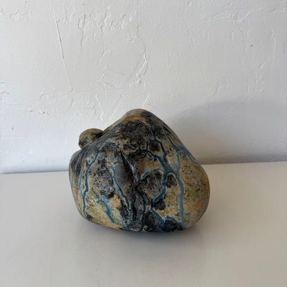Mary Hindman Ceramic Stacked Rock Sculpture
