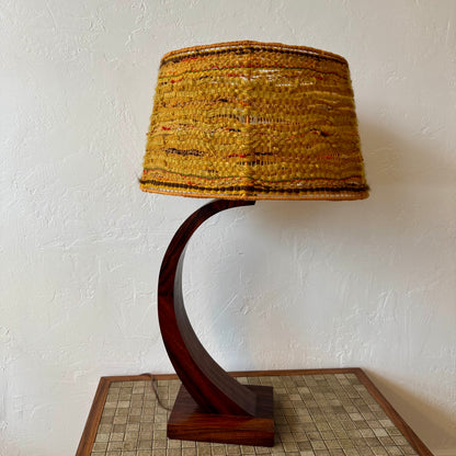 Studio Craft Rosewood Table Lamp, 1950’s