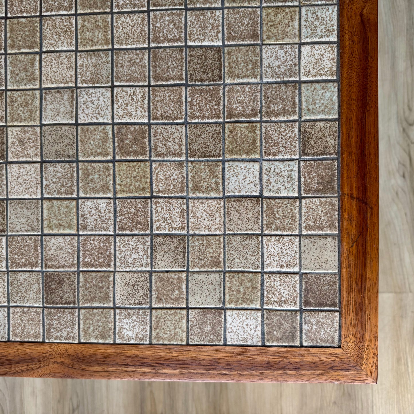 Gordon + Jane Martz | Marshall Studios Ceramic Tile + Walnut Table