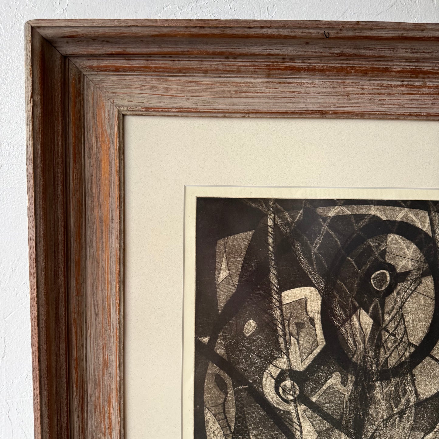 Gordon Gilkey Abstract Block Print