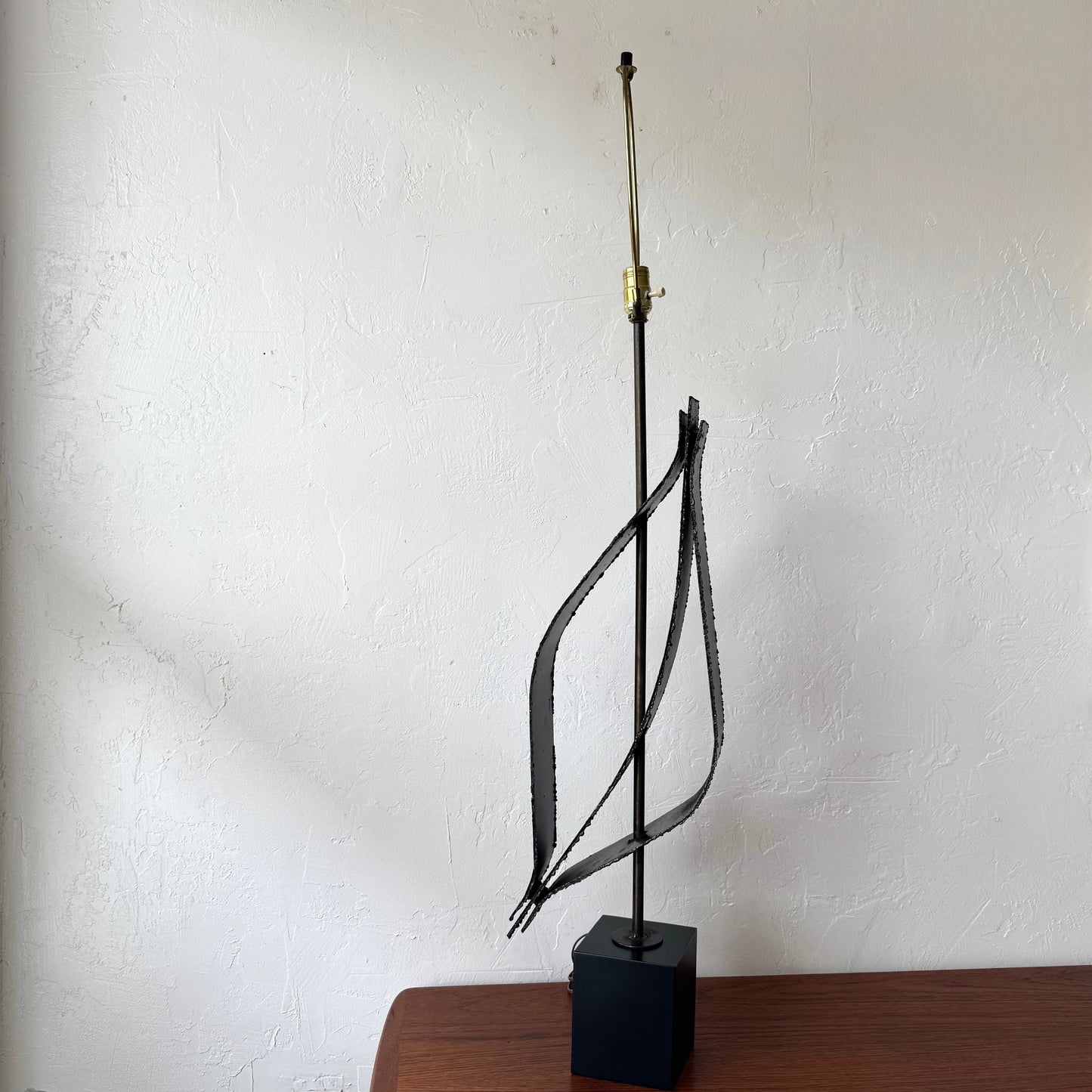 Harry Balmer for Laurel Lighting Steel Cut Table Lamp