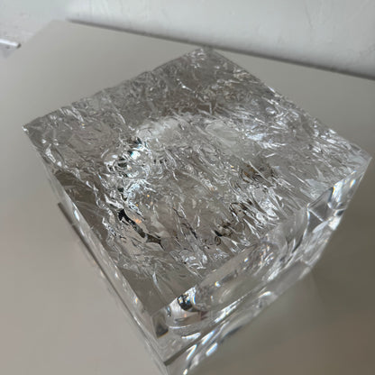 Alessandro Albrizzi Lucite Cube Box