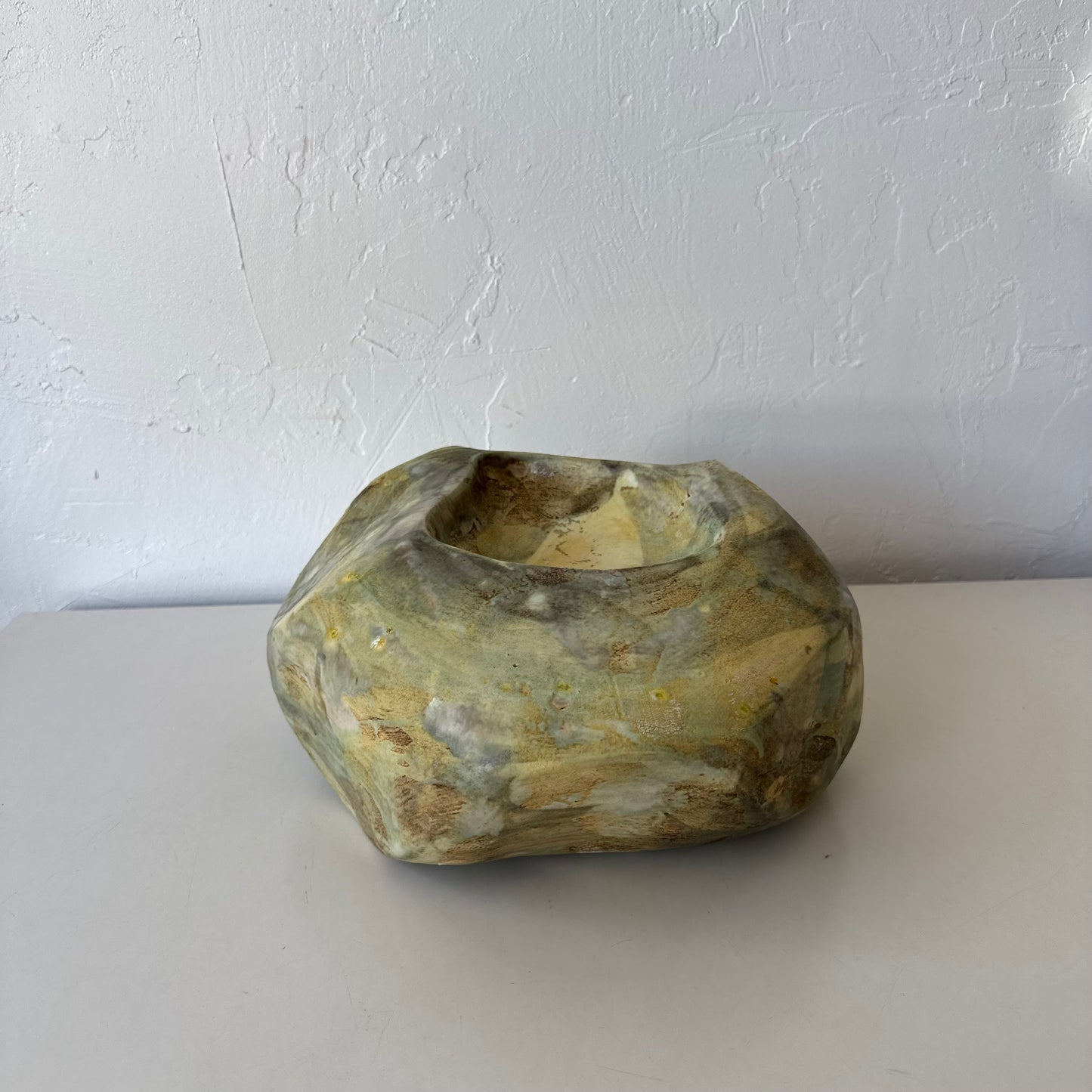 Mary Hindman Ceramic Sculptural Bowl