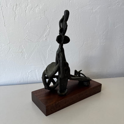 Susan Opie Abstract Bronze Sculpture, 1960’s