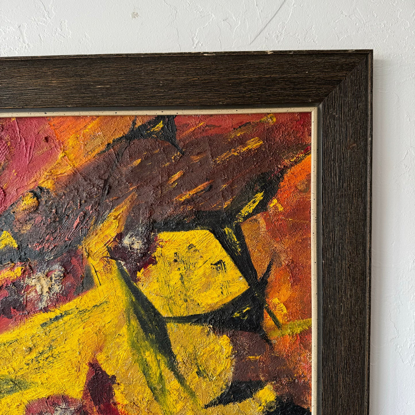 1950’s Figurative Abstract Oil Painting