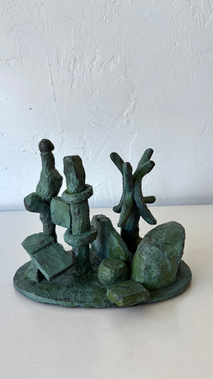Susan Opie Abstract Bronze Sculpture, 1960’s
