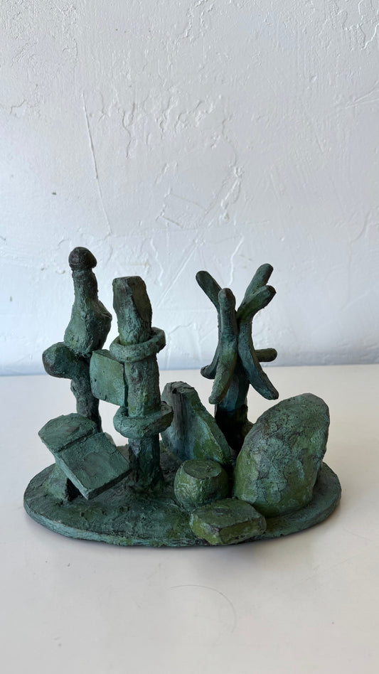 Susan Opie Abstract Bronze Sculpture, 1960’s