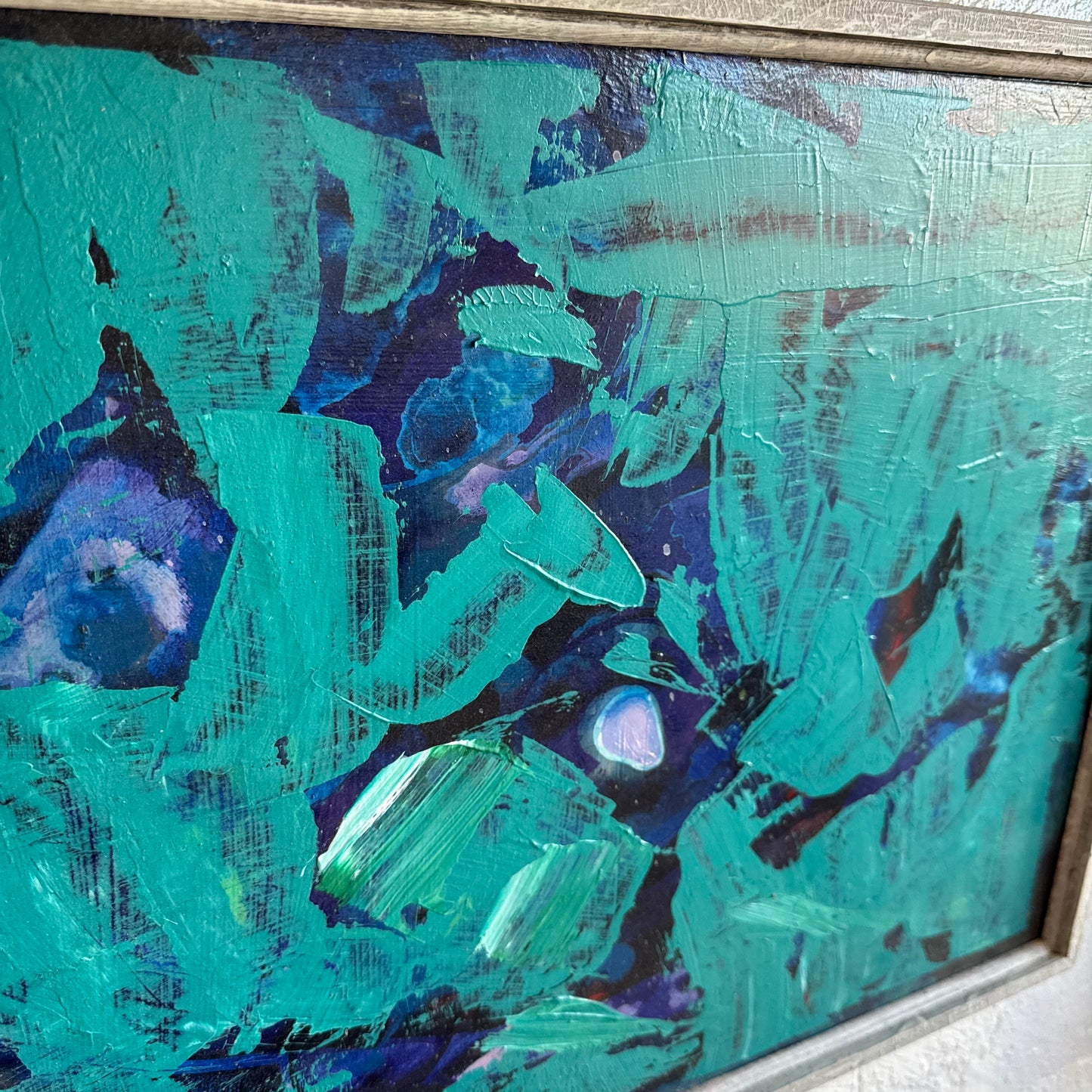 Alan Munro Abstract Acrylic Painting