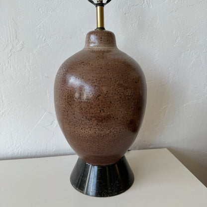 Herman Zaalberg Dutch Studio Pottery Table Lamp