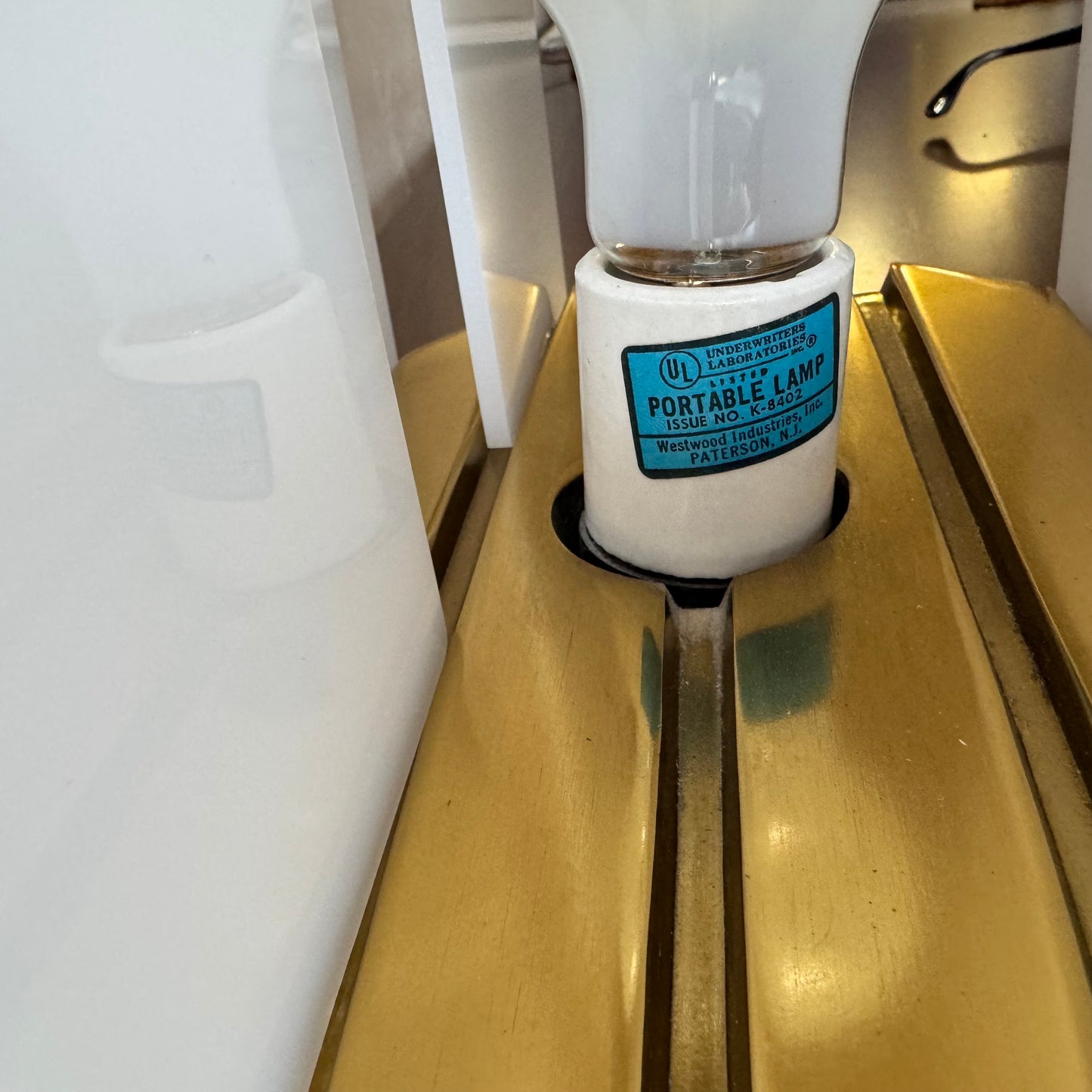 Westwood Industries Brass + Acrylic Table Lamp