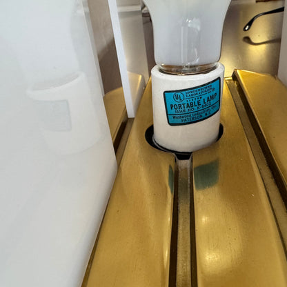 Westwood Industries Brass + Acrylic Table Lamp