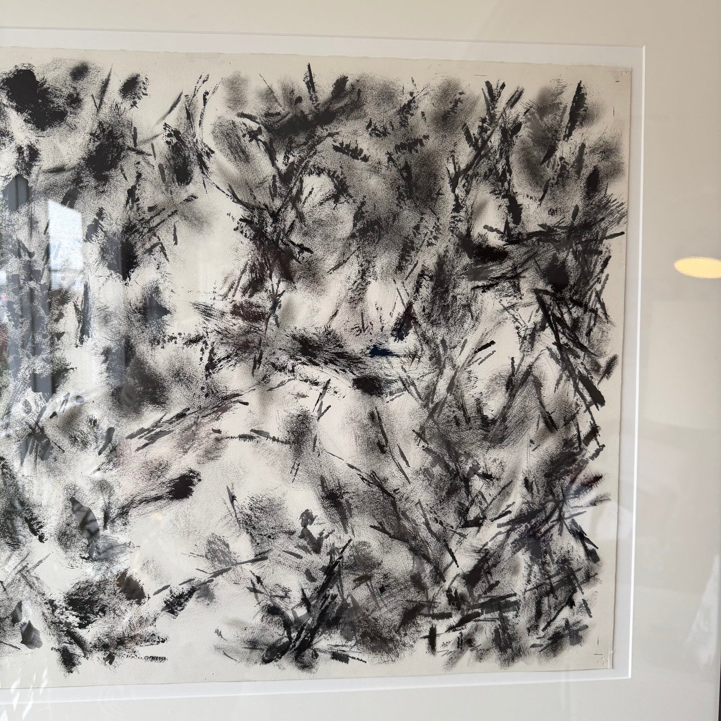 David McCosh Abstract Ink Oil Painting