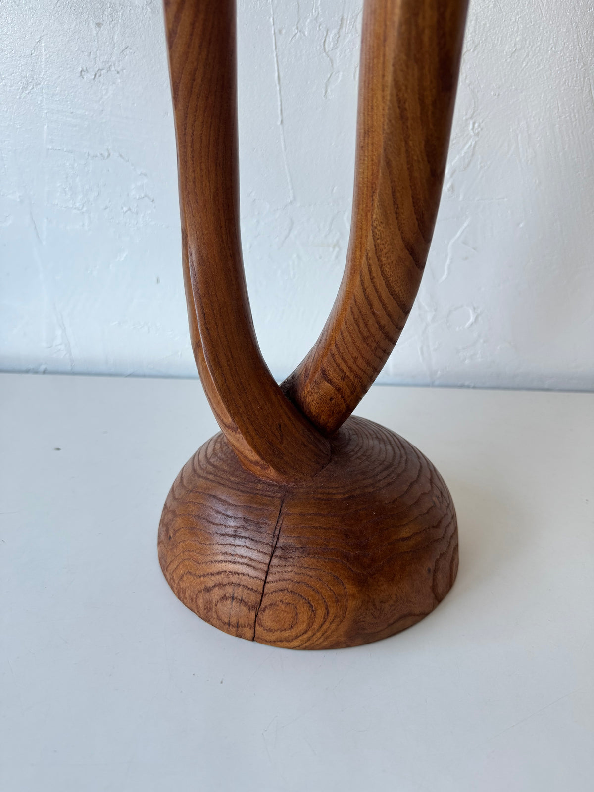 Vernon Albert Organic Abstract White Ash Sculpture