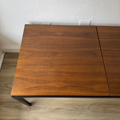 Knoll T Angle Walnut Bench or Coffee Table