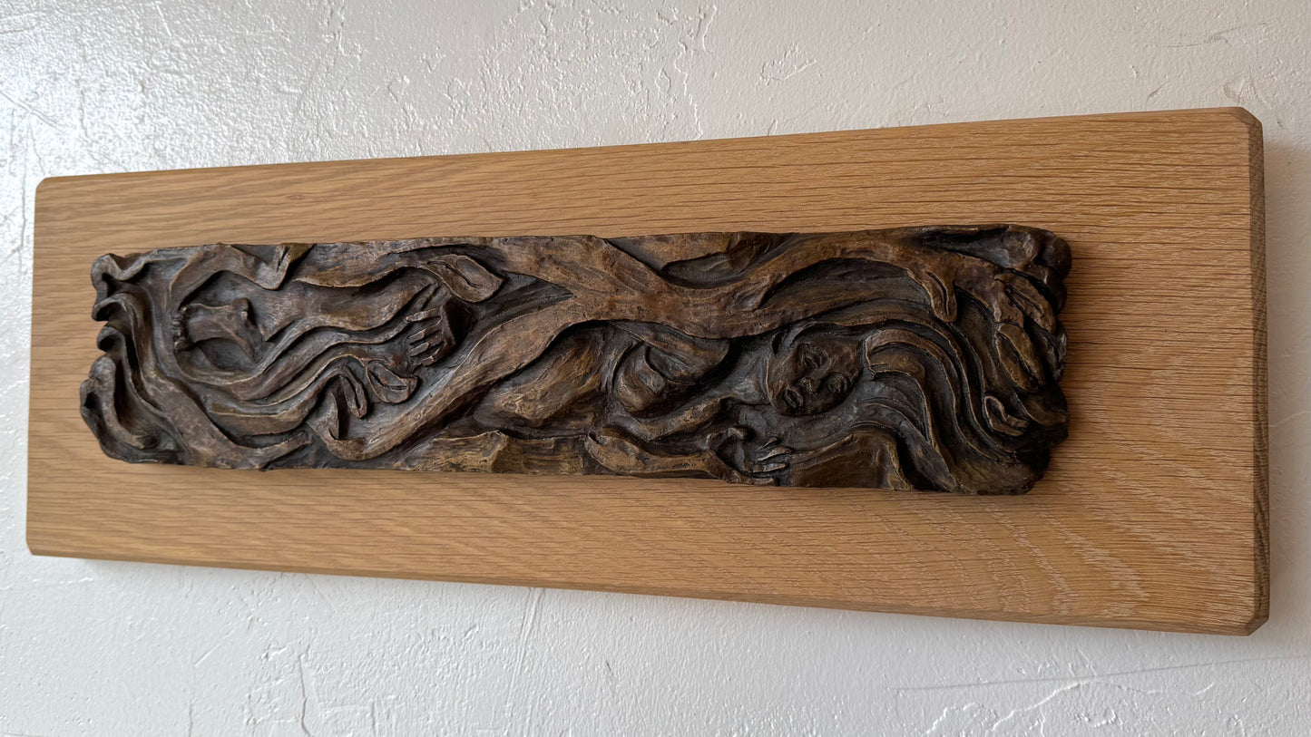 Bronze Wall Hanging Sculpture