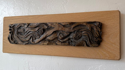 Bronze Wall Hanging Sculpture