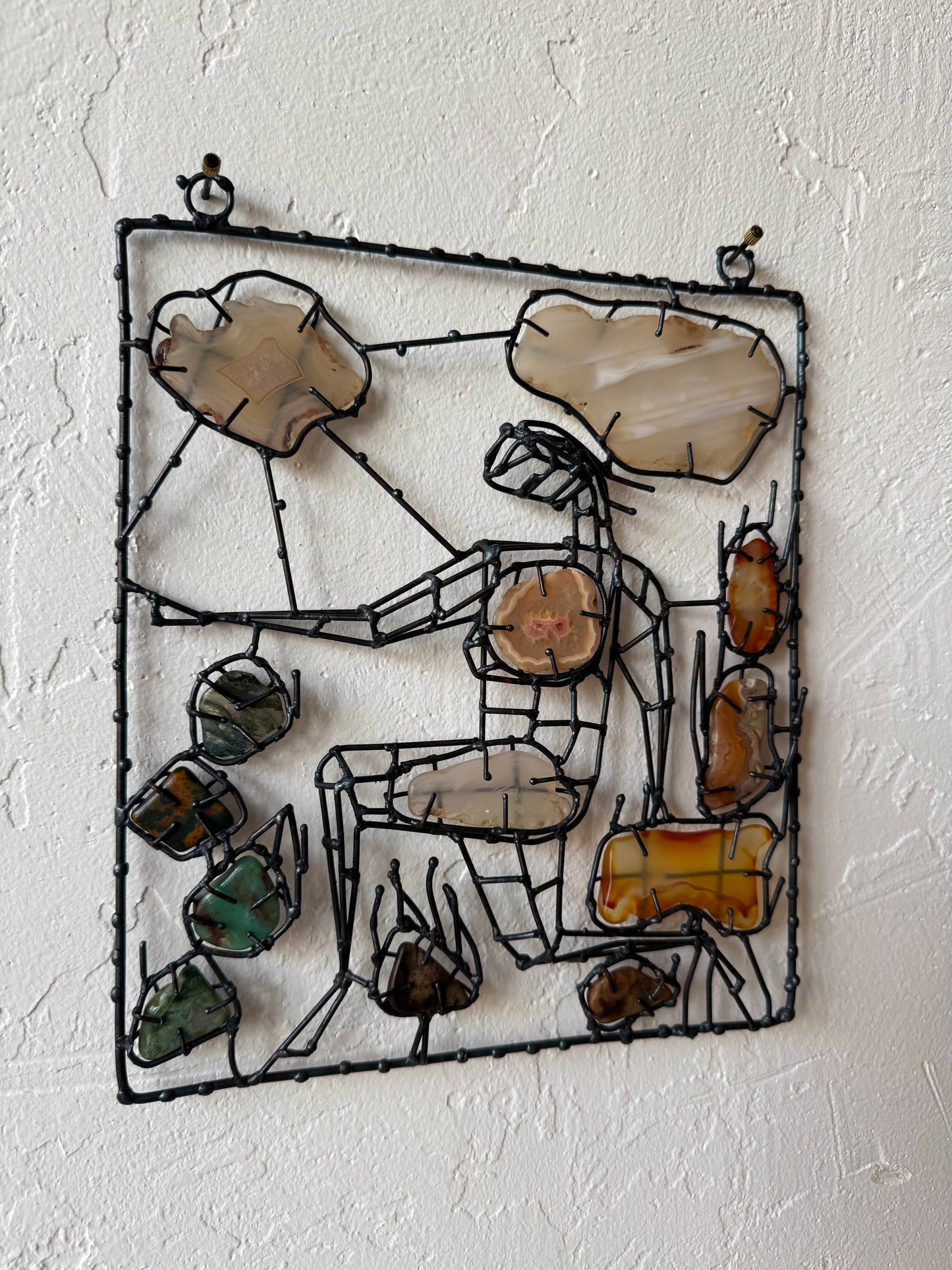 Joe Police Agate Wall Hanging Window Art