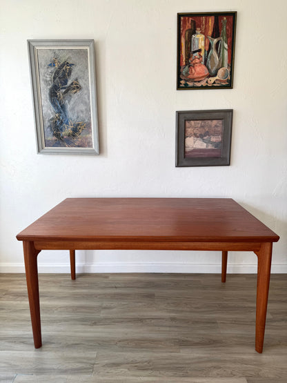 Greta Jalk for Glostrup Danish Modern Teak Dining Table