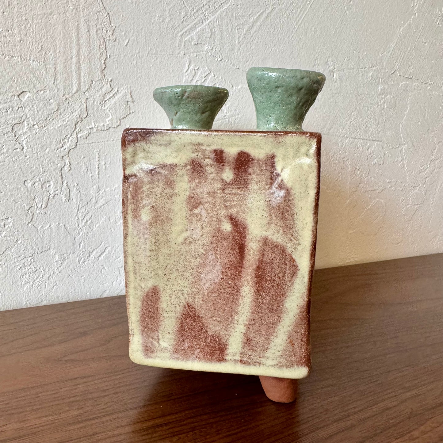 Studio Pottery Multi Spout Ceramic Vase