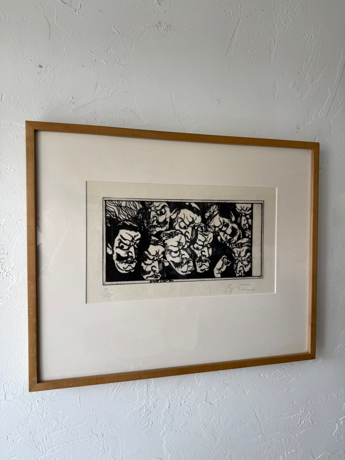 Rick Bartow Japanese Oni Etching Print