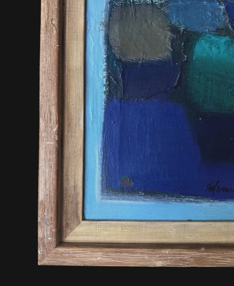 Louis Hafermehl Abstract Oil Painting - 1960’s