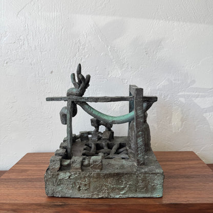 Susan Opie Abstract Bronze Sculpture, 1960’s